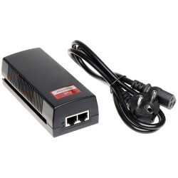 Iniector PoE 15.4W IEEE 802.3af 48V-56V DC RJ45 10/100 Mb/s Adaptor Alimentare Rețea LAN Delta SPT-1/1P