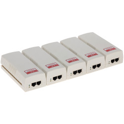 Iniector PoE 15.4W IEEE 802.3af 48V-56V DC RJ45 10/100 Mb/s Adaptor Alimentare Rețea LAN Delta SPT-1/1P