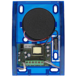 Vnitřní opticko-akustický signalizátor LED piezo modrý poplachový SATEL SPW-220-BL