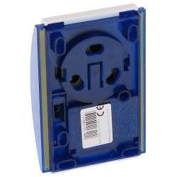 Senyalitzador interior òptic-acústic LED piezo blau d'alarma SATEL SPW-220-BL