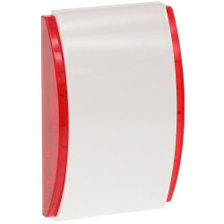 סירנה פנימית אקוסטית 120dB פוליקרבונט הגנה נגד חבלה אדום SSWiN פיאזו SATEL SPW-250-R