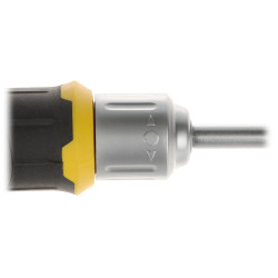 Multifunctional ratcheting screwdriver with 12-piece bit set, pistol grip, bit storage, and holder STANLEY ST-FMHT0-62691