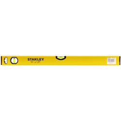 Aluminiumvattenpass lådprofil 60cm noggrannhet 0.5mm/m libeller stötsäkert STANLEY ST-STHT1-43103
