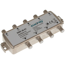 Антенний кросовер TV-SAT суматор сигналу 4 входи SAT 1 вхід TV DVB-T2 Delta SWE/40-01