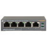 5-Port PoE Switch 10/100 Mbps 4x PoE 58W Desktop LAN Network Splitter TP-LINK TL-SF1005P