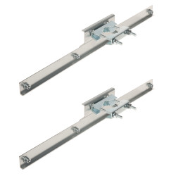 Suporte de poste para armários herméticos montagem em mastro de aço sólido Delta USH-M4