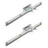 Pole mount bracket for hermetic cabinets mast mounting steel solid Delta USH-M4