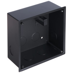 Flush mount box for VTO4202FB-x video intercom modules aluminum black DAHUA VTM79
