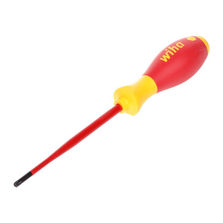 Изолирана отвертка TORX TR T25H 125mm SlimFix 1000V VDE GS магнитна професионална за работа под напрежение WIHA WH-SFE/T25H-125M