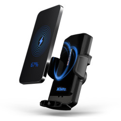 Suport auto automat cu încărcare inductivă 15W și magnetică Xblitz XB-FX2-EXCLUSIVE