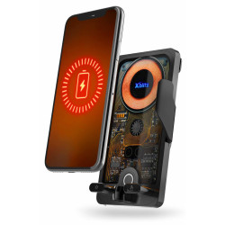 Suport auto automat încărcător inductiv 15W magnetic USB-C Lightning Micro-USB încărcare rapidă Xblitz XB-FX7-EXCLUSIVE