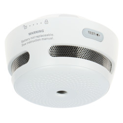 Autonómny fotoelektrický dymový hlásič požiarny senzor batéria 10 rokov certifikát EN14604 testovacie tlačidlo tichý X-SENSE XS0