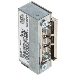 Symmetrische elektrische deuropener met glijplaat NC 12V AC/DC voor stompe deuren smal BIRA XS12U-C