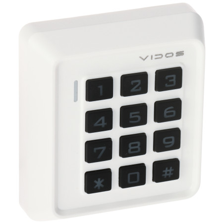Autonomisk RFID Unique 125kHz kodelås med baggrundsbelyst tastatur IP40 VIDOS ZS40W
