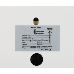 Autonomisches RFID Unique 125kHz Codeschloss mit beleuchteter Tastatur IP40 VIDOS ZS40W