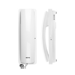 Single-family intercom with 125kHz proximity reader and power supply Eura ADP-25A3/W