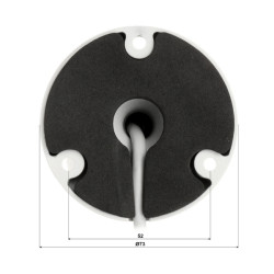 5 Mpx 2.8 mm IPカメラ IR 40m照明 WDR 120dB PoE ONVIF 人物および車両検知 APTI APTI-AI501CA3-28W