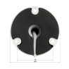 5 Mpx 2.8 mm IPカメラ IR 40m照明 WDR 120dB PoE ONVIF 人物および車両検知 APTI APTI-AI501CA3-28W