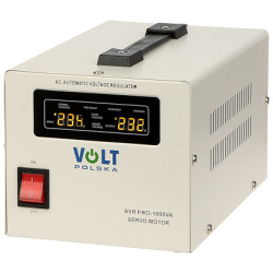 Tinklo įtampos stabilizatorius AVR-PRO-1000VA 1000VA 230V AC VOLT Polska AVR-PRO-1000VA