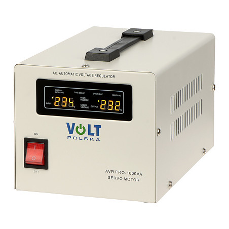 Verkkojännitteen vakain AVR-PRO-1000VA 1000VA 230V AC VOLT Polska AVR-PRO-1000VA