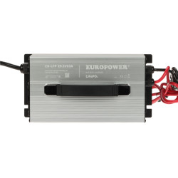 Chargeur pour batteries lithium-fer-phosphate LiFePO4 25.6V 50A EUROPOWER CHLFP/24/50