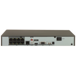 8-kanals netværksoptager 8xPoE AcuSense 12Mpx H.265+ Hikvision DS-7608NXI-K1/8P(D)