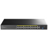 24-Port 10/100 Mbps PoE Switch with SFP and RJ45 Uplink CUDY FS1026PS1