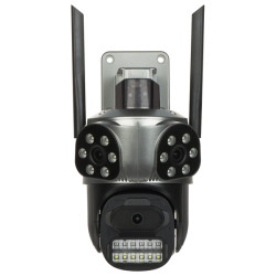 3x3 Mpx フルカラーパノラマWi-Fi屋外PTZ IPカメラ  ICSEE-W92SD-3