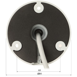 WizSense IP Camera 4.7 Mpx 2.1 mm with IR illuminator Starlight PoE IVS IP67 DAHUA IPC-HFW3441T-AS-P-02