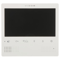7 inch touch screen hands-free video intercom indoor station for Vidos Duo systems VIDOS M1023W-2