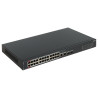 24-portový PoE SFP spravovateľný switch pre IP CCTV monitoring DAHUA SG4028LP