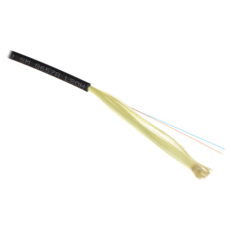 Cable de fibra óptica universal 2 fibras monomodo G.657A2 1000m Ultimode ULT-FC.E-2SM/1000