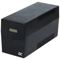 Besprekidno napajanje UPS 1500 VA Line-interactive s LCD zaslonom i softverom Green Cell UPS04