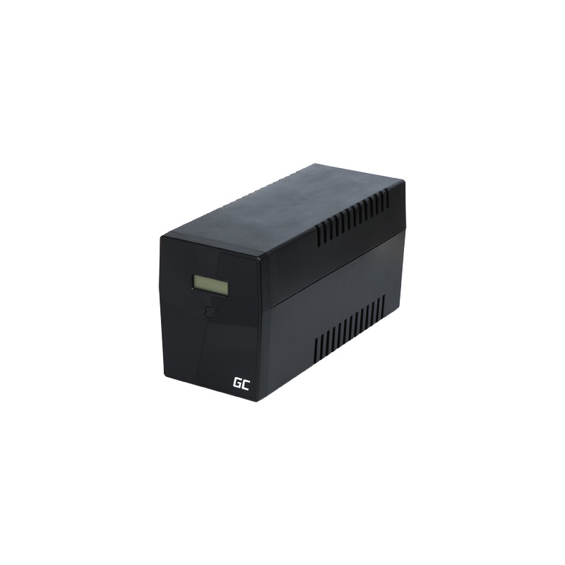 Keskeytymätön virtalähde UPS 1500 VA Line-interactive LCD-näytöllä ja ohjelmistolla Green Cell UPS04