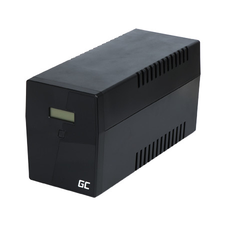 Nepertraukiamo maitinimo šaltinis UPS 1500 VA Line-interactive su LCD ekranu ir programine įranga Green Cell UPS04