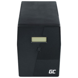 אל-פסק UPS 1500 VA Line-interactive עם צג LCD ותוכנה Green Cell UPS04
