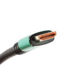 Кабель HDMI 2.1 8K 60Hz 4K 120Hz 15м 48Гбіт/с Dynamic HDR eARC Позолочений Ultra High Speed Мідний Delta Multimedia HDMI-15-V2.1