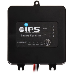 Vyrovnávač napětí akumulátorů AGM GEL VRLA 24V 36V 48V LED IPS IPS-BB-24-LED