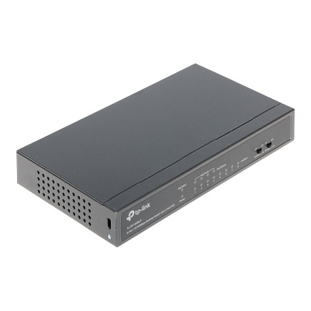 Διακόπτης PoE 8 θυρών 10/100 Mbps 4x PoE 41W Επιτραπέζιος Εκτεταμένη Εμβέλεια 250m Μεταλλικό Περίβλημα TP-LINK TL-SF1008LP