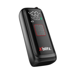 Nešiojamas mini akumuliatorinis kompresorius su maitinimo bloko funkcija LED žibintuvėliu skaitmeniniu manometru USB-C priedais 