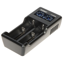 Yleiskäyttöinen LCD-prosessorilaturi Li-Ion Ni-MH -akuille USB-C Power Bank XTAR BAT-RECHARGE/VC2SL