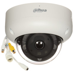 4.7Mpx 2.1mm Balıkgözü Starlight IVS WizSense PoE IK10 Vandallığa Dayanıklı IP Kamera DAHUA IPC-HDBW3441R-AS-P-0