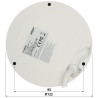 4.7MP 2.1mm 鱼眼星光级防暴IP摄像机 IVS WizSense PoE IK10 DAHUA IPC-HDBW3441R-AS-P-0