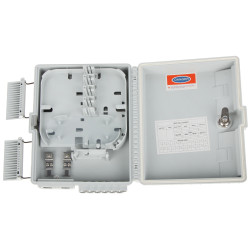 Utomhus väggmonterad fiberoptisk kopplingsbox IP65 12x SC Simplex 12x LC Duplex vit box muff OPTON PPO-12