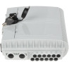 Utomhus väggmonterad fiberoptisk kopplingsbox IP65 12x SC Simplex 12x LC Duplex vit box muff OPTON PPO-12