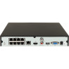 16-канален IP рекордер, 8 PoE порта, поддръжка на 12 Mpx, H.265+, ONVIF, P2P, 1x SATA 10TB APTI APTI-N1621-8P-I3