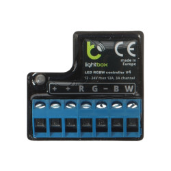 בקר תאורת LED חכם Bluetooth BLE 12-24V DC BleBox LIGHTBOX/BLEBOX