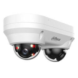 双镜头防暴IP摄像机 2x4MP 2x2.8mm WizSense 智能双光 Starlight WDR IP67 IK10 PoE DAHUA IPC-HDBW2449F-AS-E2-IL-0280B