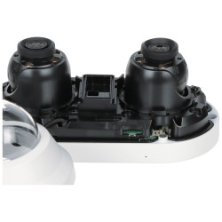 Двойна вандалоустойчива IP камера 2x4MP 2x2.8mm WizSense Smart Dual Light Starlight WDR IP67 IK10 PoE DAHUA IPC-HDBW2449F-AS-E2-