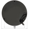 IP-камера 4.7 Мп Fish-eye 2.1 мм IR 15 м WDR IVS WizSense Чорная DAHUA IPC-HDBW3441R-AS-P-0210B-BLACK